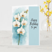 Blütenwunschkarte Karte (Gelbe Blume)