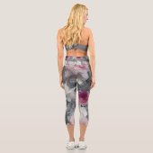 Blütenyoga Capri Leggings (Rückseite)