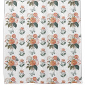 Blütenzauber mit Schmetterlingsflügeln Duschvorhang (Vorderseite)