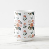 Blütenzauber mit Schmetterlingsflügeln Kaffeetasse (Mittel)