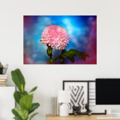 Blütenzauber Poster (Heimbüro)