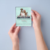 Blütenzauber und Minzhuntel Groomer-Teppich Flyer (Gruppe)