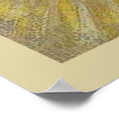 Blütenzweig Almond von Vincent van Gogh Poster (Ecke)