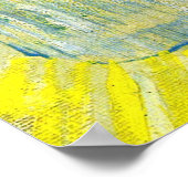 Blütenzweig Almond von Vincent van Gogh Poster (Ecke)