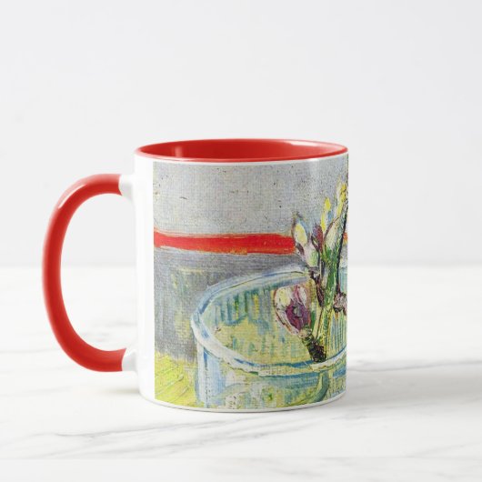 Blütenzweig Almond von Vincent van Gogh Tasse (Links)