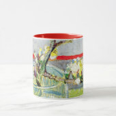 Blütenzweig Almond von Vincent van Gogh Tasse (Zentrum)