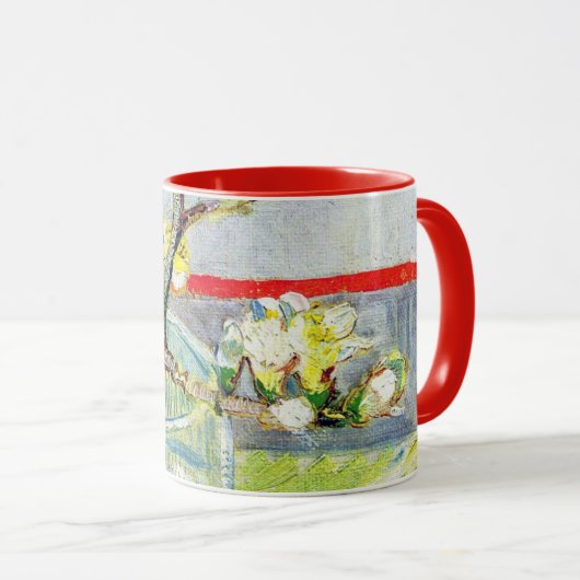 Blütenzweig Almond von Vincent van Gogh Tasse (VorderseiteRechts)