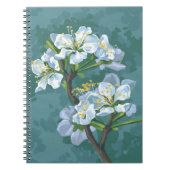 Blütenzweig des Apfelbaums Notizblock (Vorderseite)