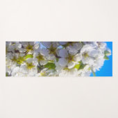 Blütenzweig einer Birne Yogamatte (Vorderseite (Horizontal))