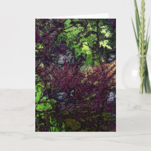 Blütenzweige Karte (Vorderseite)