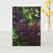 Blütenzweige Karte (Gelbe Blume)