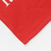 Blutes Krebs Rotes Bewusstsein Ribbon Chemo Blanke Fleecedecke (Ecke)