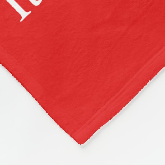 Blutes Krebs Rotes Bewusstsein Ribbon Chemo Blanke Fleecedecke (Ecke)