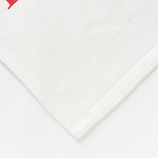 Blutes Krebs Rotes Bewusstsein Ribbon Chemo Blanke Fleecedecke (Ecke)