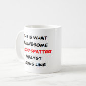 Blutexperte, phantastischer Spritzer Kaffeetasse (Vorderseite Links)