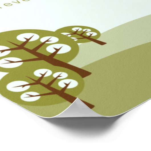 Blütezeit Poster (Ecke)