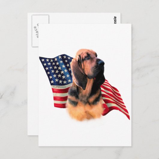 Blutfahne Postkarte (Vorne/Hinten)