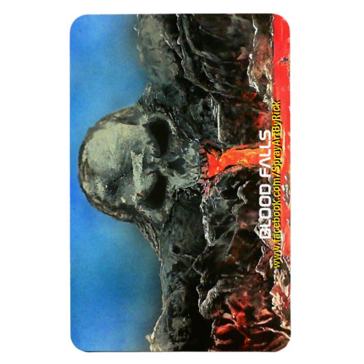 Blutfälle Magnet (Vertikal)