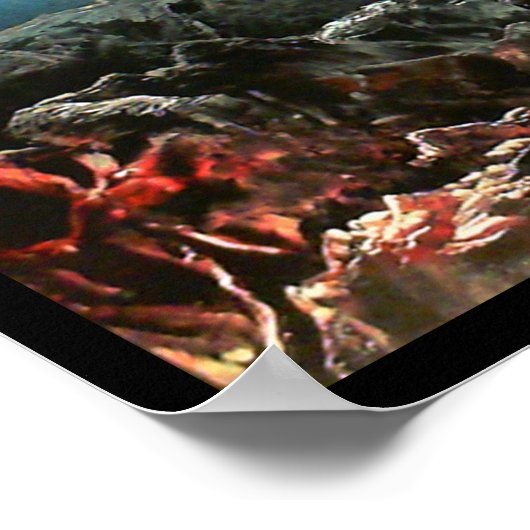 Blutfälle Poster (Ecke)