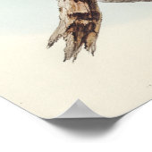 Blutfarbenes Cockatoo von Elizabeth Gould Poster (Ecke)