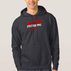 Blutfilterungsteam Hämodialyse Dialyse Registriert Hoodie