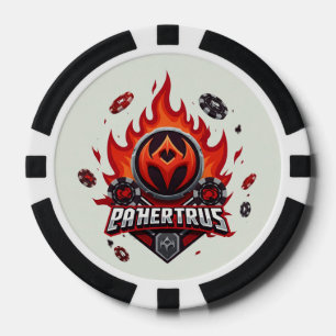 BlutflammenChips: Power in der BD-Verse geformt Pokerchips