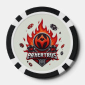 BlutflammenChips: Power in der BD-Verse geformt Pokerchips (Rückseite)