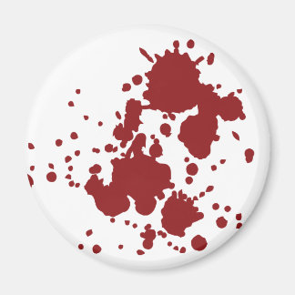 Blutflecken im Horror Magnet