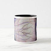 Blutgefäße des Auges Zweifarbige Tasse (Mittel)
