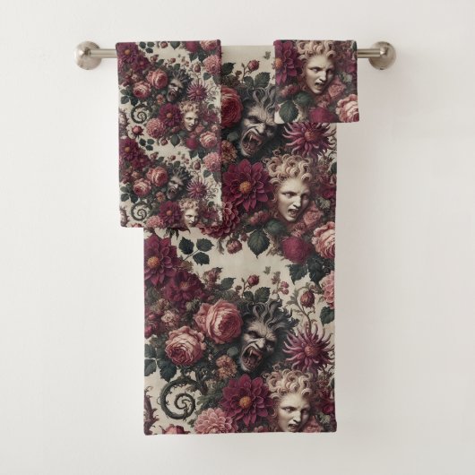 Blutgeschichte - Gotische Viktorianische Badhandtuch Set (Insitu)