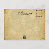 Blutgeschichte - Gotische Viktorianische Feiertagspostkarte (Rückseite)