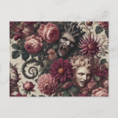 Blutgeschichte - Gotische Viktorianische Feiertagspostkarte (Vorderseite)