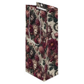 Blutgeschichte - Gotische Viktorianische Geschenktüte Für Weinflaschen (Vorderseite Schrägansicht)