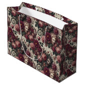 Blutgeschichte - Gotische Viktorianische Große Geschenktüte (Rückseite Schrägansicht)