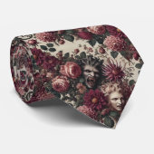 Blutgeschichte - Gotische Viktorianische Krawatte (Gerollt)