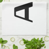 Blutgruppe A Japanisches Kanji Geschirrtuch (Gefaltet)