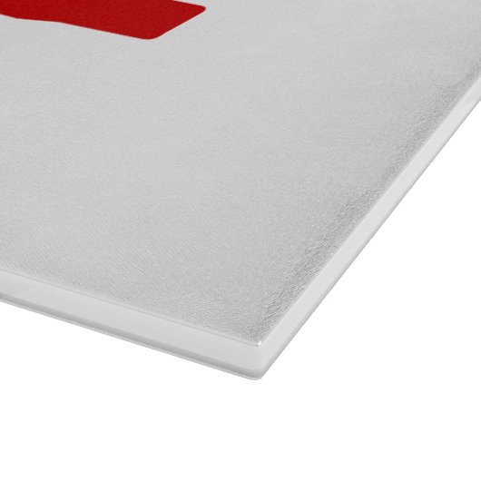 Blutgruppe A Japanisches Kanji Schneidebrett (Ecke)