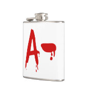 Blutgruppe A - Negativ #Horror Hospital Flachmann (Links)