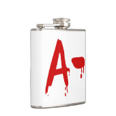 Blutgruppe A - Negativ #Horror Hospital Flachmann (Rechts)