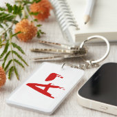 Blutgruppe A - Negativ #Horror Hospital Schlüsselanhänger (Vorderseite rechts)