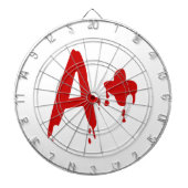 Blutgruppe A+ Positives #Horror Hospital Dartscheibe (vorne)