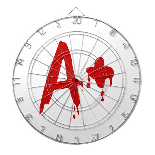 Blutgruppe A+ Positives #Horror Hospital Dartscheibe (vorne)