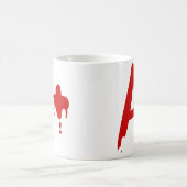 Blutgruppe A+ Positives #Horror Hospital Kaffeetasse (Mittel)