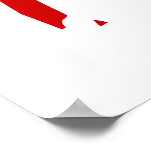 Blutgruppe A+ Positives #Horror Hospital Poster (Ecke)