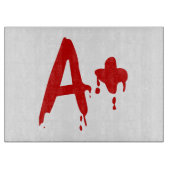 Blutgruppe A+ Positives #Horror Hospital Schneidebrett (Vorderseite)