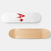 Blutgruppe A+ Positives #Horror Hospital Skateboard (Horizontal)