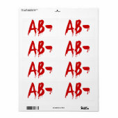 Blutgruppe AB - Negative #Horror Hospital (Vorne)