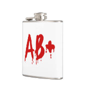 Blutgruppe AB+ Positives #Horror Hospital Flachmann (Links)