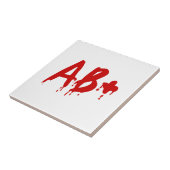 Blutgruppe AB+ Positives #Horror Hospital Fliese (Seite)