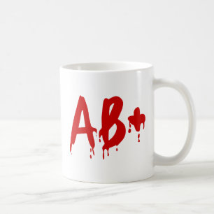 Blutgruppe AB+ Positives #Horror Hospital Kaffeetasse
